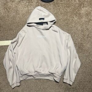 Fear of God Essentials Cream Hoodie